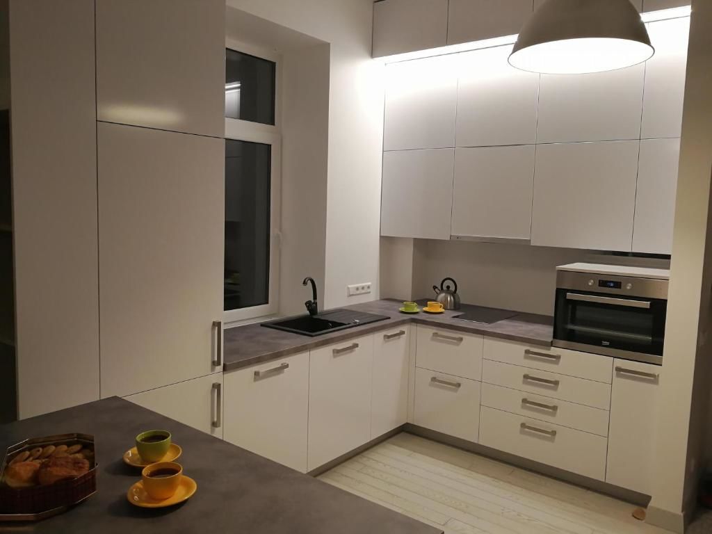 Апартаменты Cozy apartment with stained glass Вильнюс-56