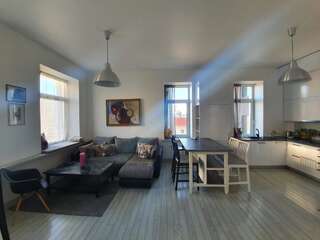 Апартаменты Cozy apartment with stained glass Вильнюс Апартаменты-студио-14