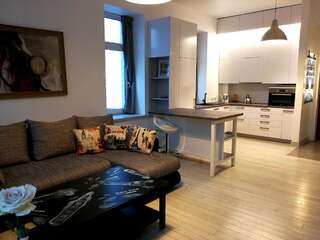 Апартаменты Cozy apartment with stained glass Вильнюс Апартаменты-студио-43