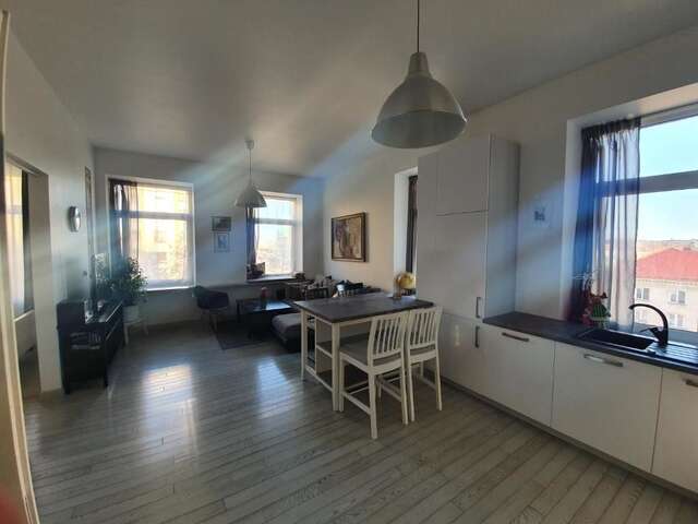 Апартаменты Cozy apartment with stained glass Вильнюс-112
