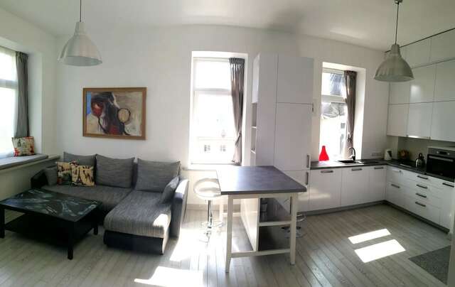 Апартаменты Cozy apartment with stained glass Вильнюс-43