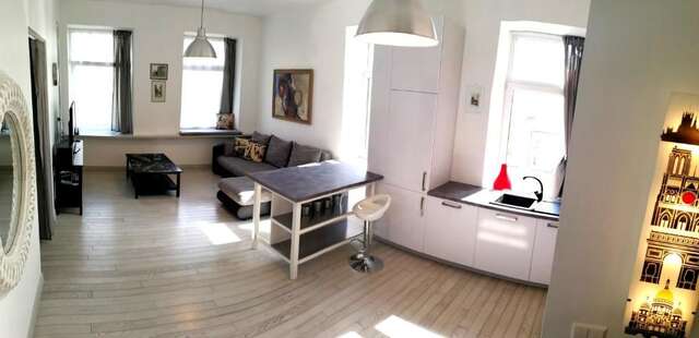 Апартаменты Cozy apartment with stained glass Вильнюс-65