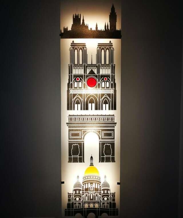 Апартаменты Cozy apartment with stained glass Вильнюс-76